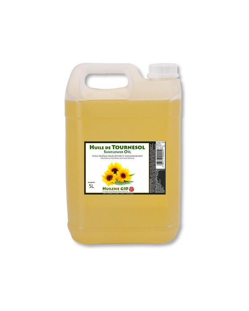 Huile de tournesol - bidon 5 L