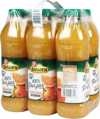 [BOI-002] Jus d'orange 100 % pur jus 1 L - carton 6